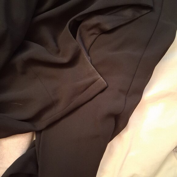 KARIN STEVENS KSL Vintage Black Embroidered Duster, Pants & Top 3 pc Set sz - Picture 9 of 9